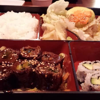 Umi Sushi - Beef Negimaki lunch box is very good. - Japanese Near Me - Fresh Meadows, New York Umi Sushi - Beef Negimaki lunch box is very good. - Japanese Near Me - Fresh Meadows, New York