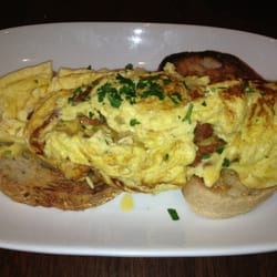 Our Kitchen Table - Omelette with chorizo and cheese