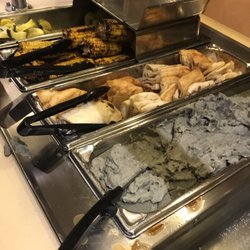 Kuchu's Restaurant - Native buffet night - blue corn mush and fry bread! So yummy