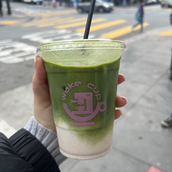 Wake Cup - Matcha Horchata with almond milk no boba - Coffee & Tea Near Me - San Francisco, California