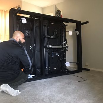 Real Deal Sleep - Delivery company setting up the new sleep system. - Furniture Stores Near Me - San Diego, California
