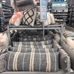 At Home - One of the pillow displays