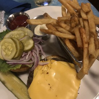 Deck 84 - Cheese burger and fries - New American Near Me - Delray Beach, Florida