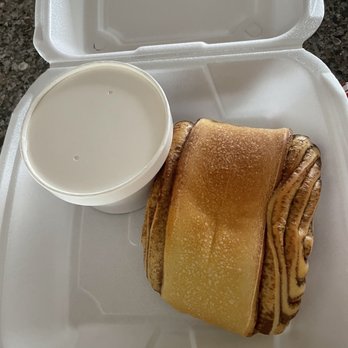 Biscuits Cafe - Cinnamon roll, to go! - Breakfast & Brunch Near Me - Peoria, Arizona