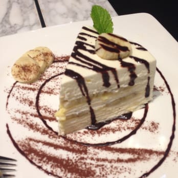 Greyhound Café - Banana and chocolate crepe cake - Desserts Near Me - Hong Kong, HK