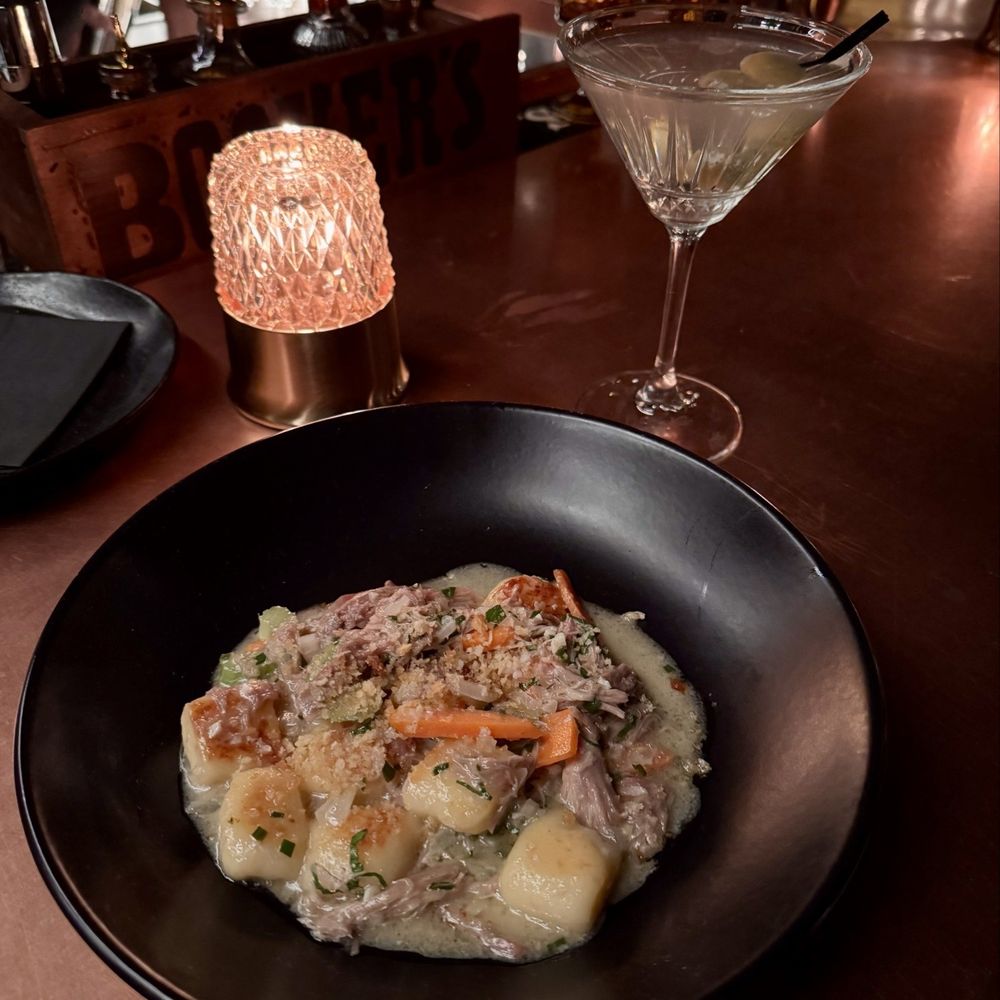 Gnocchi and duck