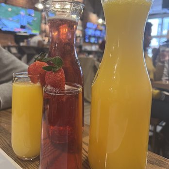 The Delectable Egg-Denver - Mimosas - his and hers! Carafe is 17 and bottomless per person is $18 - Breakfast & Brunch Near Me - Denver, Colorado The Delectable Egg-Denver - Mimosas - his and hers! Carafe is 17 and bottomless per person is $18 - Breakfast & Brunch Near Me - Denver, Colorado
