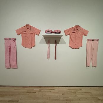 Cantor Arts Center - Julia Scher's "Security by Julia Uniforms" in "Day Jobs" at Cantor Arts Center - Museums Near Me - Palo Alto, California
