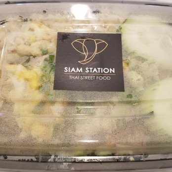 Siam Station - Take-out box for Crab Fried Rice. 9/3/2021 - Thai Near Me - Irvine, California