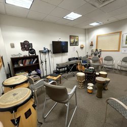 Right Turn - We have a well-equipped multipurpose music room.