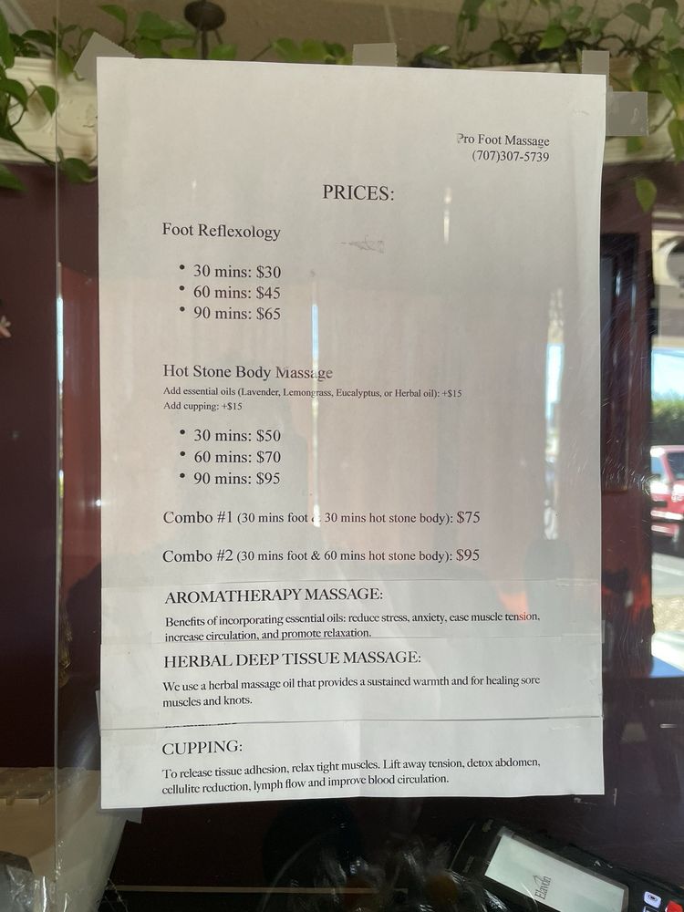 PRO FOOT MASSAGE Updated October 2024 158 Reviews 2744 Jefferson St, Napa, California