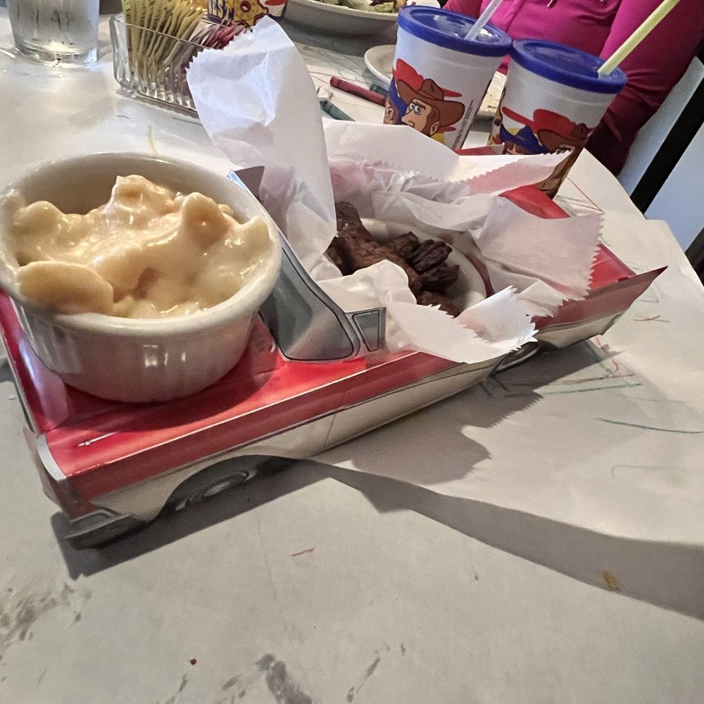 Rib & Chop House - Kids steak a little dry but served in a car tray - Seafood Near Me - Cheyenne, Wyoming Rib & Chop House - Kids steak a little dry but served in a car tray - Seafood Near Me - Cheyenne, Wyoming