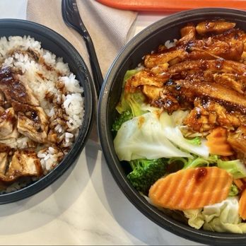WaBa Grill - The mini-bowl next to the full size bowl - Asian Fusion Near Me - Camarillo, California