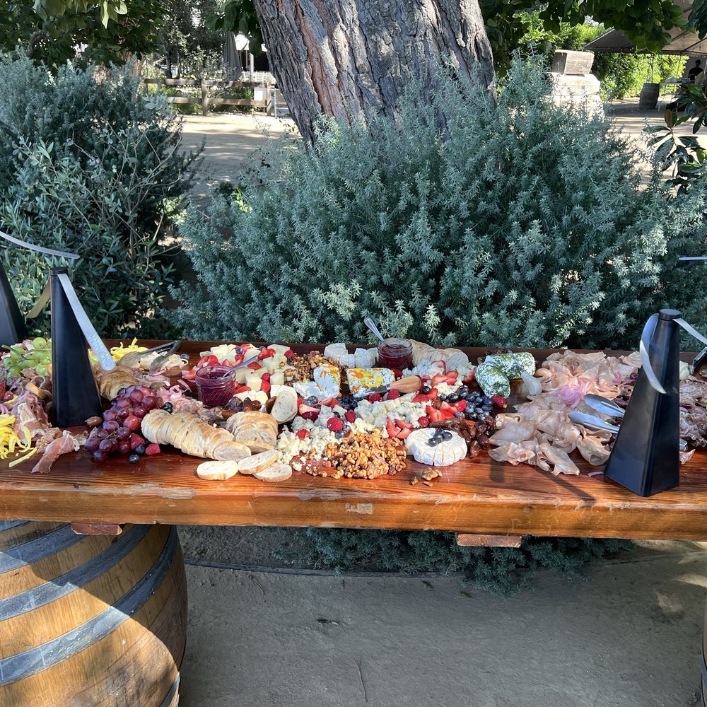 Vega Vineyard and Farm - Charcuterie board for the champagne welcome - Wineries Near Me - Buellton, California