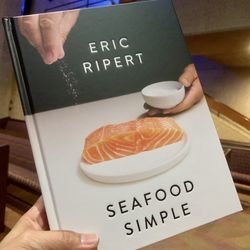 Pasadena Presbyterian church - Chef Eric Ripert's Seafood Simple (book is autographed!)