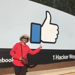 Silicon Valley Tours - Facebook, now Meta Thumb up sign