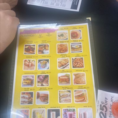 Menu photo 1 Flamingo Hialeah, FL