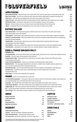 Menu photo 3 The Cloverfield Santa Monica, CA Menu photo 3 The Cloverfield Santa Monica, CA