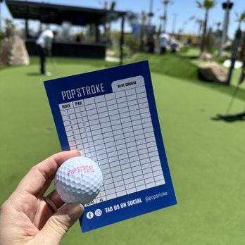 PopStroke - Pink golf ball to keep, TaylorMade brand - Mini Golf Near Me - Paradise, Nevada PopStroke - Pink golf ball to keep, TaylorMade brand - Mini Golf Near Me - Paradise, Nevada