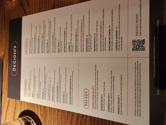 Menu photo 5 DeGidio's Restaurant & Bar, St. Paul Saint Paul, MN Menu photo 5 DeGidio's Restaurant & Bar, St. Paul Saint Paul, MN