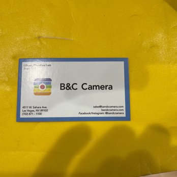 B&C Camera - B&C - Photography Stores & Services Near Me - Las Vegas, Nevada