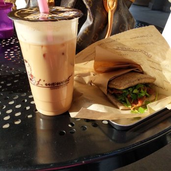 L'uxweet - L'uxweet milk tea and black pepper bao w/ house BBQ pork - Bakeries Near Me - Tustin, California