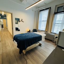 CityTouch Licensed Massage Therapy - Clean and quiet treatment room.