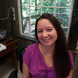The Round-Up Family Hair - Here's my gorgeous wife after Jen finished her great work!