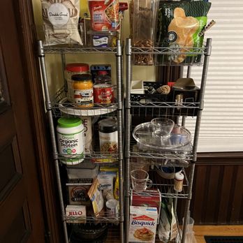Organized by Natalie - Pantry open shelving organization - Home Organization Near Me Organized by Natalie - Pantry open shelving organization - Home Organization Near Me