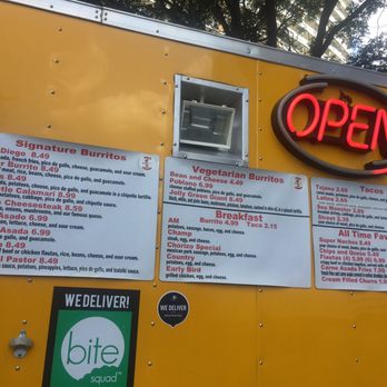 Super Burrito - Here's a glimpse of the menu. - Food Trucks Near Me - Austin, Texas Super Burrito - Here's a glimpse of the menu. - Food Trucks Near Me - Austin, Texas