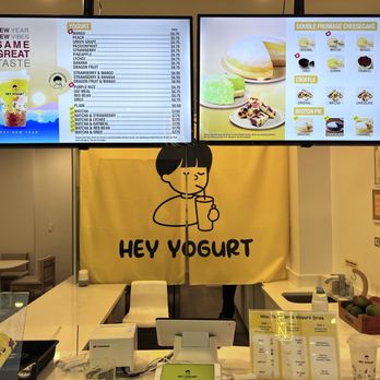 Hey Yogurt - Menu and Register - Desserts Near Me - Great Neck Plaza, New York Hey Yogurt - Menu and Register - Desserts Near Me - Great Neck Plaza, New York