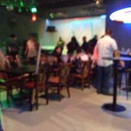 Stage area, Karaoke night.