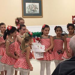Spotlight Dance Center - Sharing a card dancer's made for residents of local rehabilitation center.