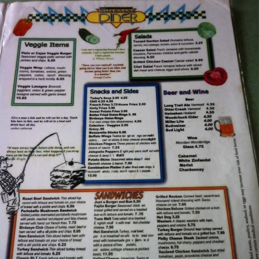 Birdseye Diner - Diners Near Me - Castleton, Vermont
