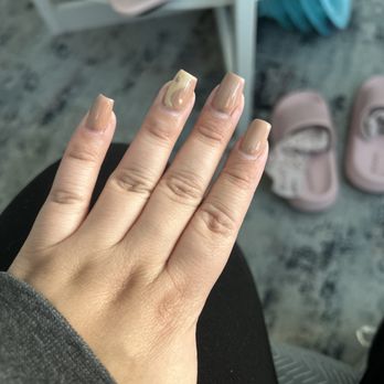 Nailsneedlove Studio - Approximately two weeks after. Note the bubbling on the nail with the design :( - Nail Salons Near Me - Costa Mesa, California Nailsneedlove Studio - Approximately two weeks after. Note the bubbling on the nail with the design :( - Nail Salons Near Me - Costa Mesa, California