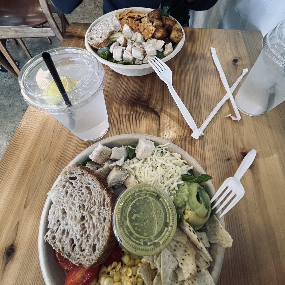 Leaf & Grain - L&G Caesar salad & pollo Laredo salad - Salad Near Me - Houston, Texas Leaf & Grain - L&G Caesar salad & pollo Laredo salad - Salad Near Me - Houston, Texas