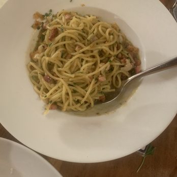 Hippo - Spaghetti with pancetta I think - American Near Me - Los Angeles, California Hippo - Spaghetti with pancetta I think - American Near Me - Los Angeles, California