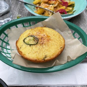 Escondite - Corn Bread and Mango Salad - Bars Near Me - Montreal, Quebec