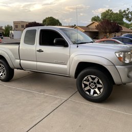 My baby with her new shoes.