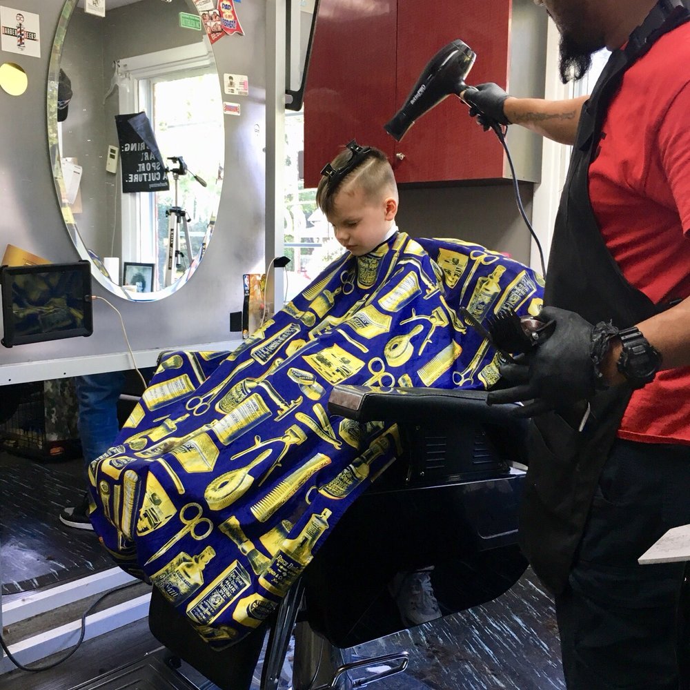 Get Fresh Barber Shop - Getting a big kid cut from bebe. - Barbers Near Me - Middletown, Connecticut