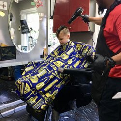 Get Fresh Barber Shop - Getting a big kid cut from bebe.
