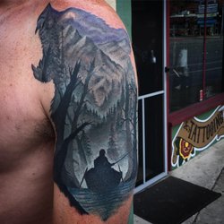 Maiden And Crow Tattoo