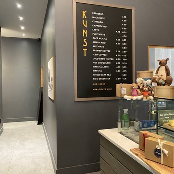 Kunst Coffee Haus - Menu as of 12/4/21; IG: susanlamx - Coffee & Tea Near Me - Bayside, New York Kunst Coffee Haus - Menu as of 12/4/21; IG: susanlamx - Coffee & Tea Near Me - Bayside, New York