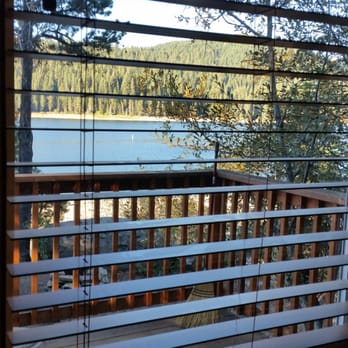 Bucks Lakeshore Vacation Resort - Window view from cabin 10 - Vacation Rentals Near Me - Quincy, California Bucks Lakeshore Vacation Resort - Window view from cabin 10 - Vacation Rentals Near Me - Quincy, California