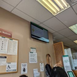 Service Ontario - The next number and counter number displays on the screen.