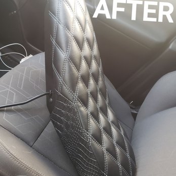 Al's Auto Upholstery - Diamond double stitch with gator skin sides - Auto Upholstery Near Me - Ewa Beach, Hawaii