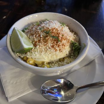 Aztec Dave's Cantina - Elote (Mexican Street Corn) - Cocktail Bars Near Me - Chicago, Illinois