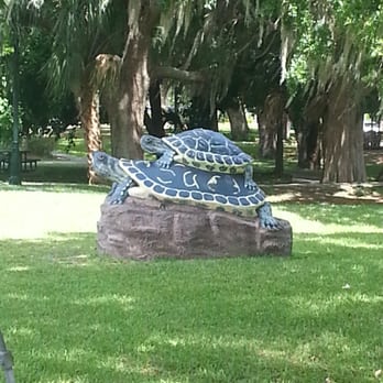 Withlacoochee State Trail - Turtle statues all over downtown Inverness - Hiking Near Me - Inverness, Florida