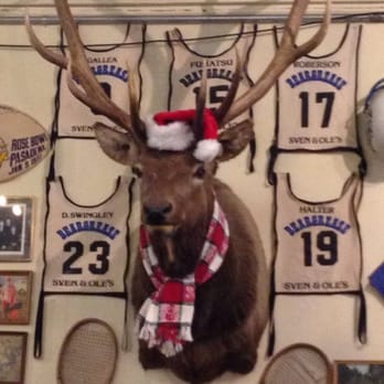 Sven & Ole's - Holiday reindeer. Good dining company. - Pizza Near Me - Grand Marais, Minnesota Sven & Ole's - Holiday reindeer. Good dining company. - Pizza Near Me - Grand Marais, Minnesota