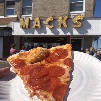 Mack's Pizza - Pepperoni Slice - Pizza Near Me - Wildwood, New Jersey Mack's Pizza - Pepperoni Slice - Pizza Near Me - Wildwood, New Jersey